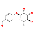 4-(alpha-L-rhamnopyranosyloxy)benzaldehyde