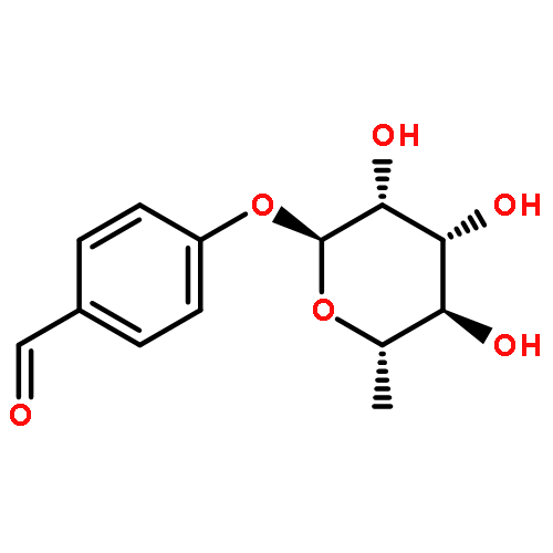 4-(alpha-L-rhamnopyranosyloxy)benzaldehyde