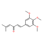 1,4-HEXADIEN-3-ONE, 5-METHYL-1-(3,4,5-TRIMETHOXYPHENYL)-, (E)-