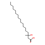 Octadecanoic acid, 3-hydroxy-3-methyl-