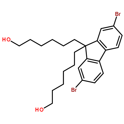 9H-Fluorene-9,9-dihexanol, 2,7-dibromo-
