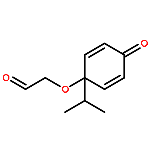 ACETALDEHYDE, 2-[[1-(1-METHYLETHYL)-4-OXO-2,5-CYCLOHEXADIEN-1-YL]OXY]-