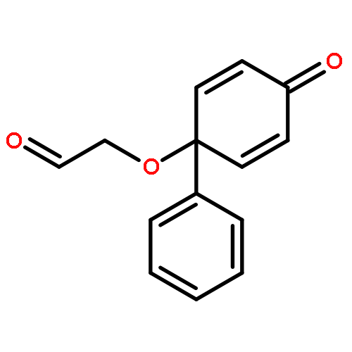 ACETALDEHYDE, 2-[(4-OXO-1-PHENYL-2,5-CYCLOHEXADIEN-1-YL)OXY]-