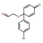 ACETALDEHYDE, 2-[[1-(4-BROMOPHENYL)-4-OXO-2,5-CYCLOHEXADIEN-1-YL]OXY]-