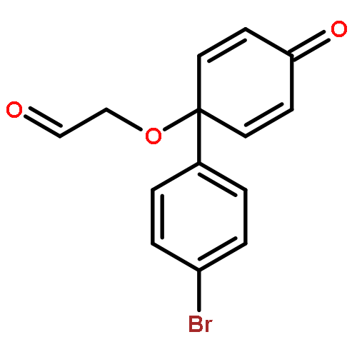 ACETALDEHYDE, 2-[[1-(4-BROMOPHENYL)-4-OXO-2,5-CYCLOHEXADIEN-1-YL]OXY]-