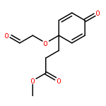 2,5-CYCLOHEXADIENE-1-PROPANOIC ACID, 4-OXO-1-(2-OXOETHOXY)-, METHYL ESTER