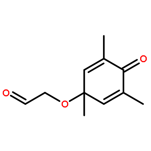 ACETALDEHYDE, 2-[(1,3,5-TRIMETHYL-4-OXO-2,5-CYCLOHEXADIEN-1-YL)OXY]-