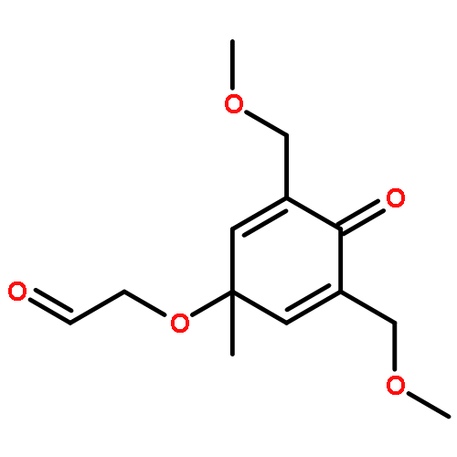 ACETALDEHYDE, 2-[[3,5-BIS(METHOXYMETHYL)-1-METHYL-4-OXO-2,5-CYCLOHEXADIEN-1-YL]OXY]-