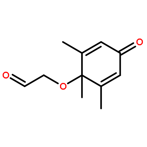 ACETALDEHYDE, 2-[(1,2,6-TRIMETHYL-4-OXO-2,5-CYCLOHEXADIEN-1-YL)OXY]-