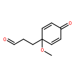 2,5-CYCLOHEXADIENE-1-PROPANAL, 1-METHOXY-4-OXO-