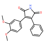 1H-Pyrrole-2,5-dione, 3-(3,4-dimethoxyphenyl)-4-phenyl-