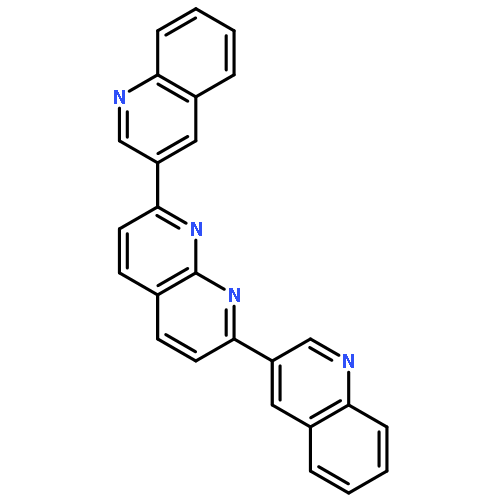 1,8-NAPHTHYRIDINE, 2,7-DI-3-QUINOLINYL-