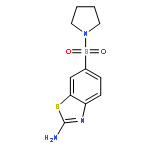 6-(Pyrrolidin-1-ylsulfonyl)-1,3-benzothiazol-2-amine