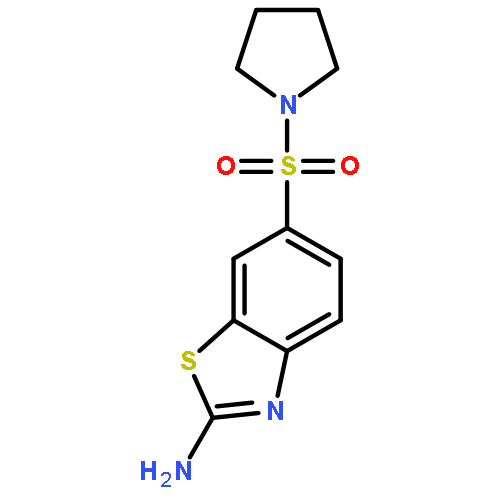 6-(Pyrrolidin-1-ylsulfonyl)-1,3-benzothiazol-2-amine