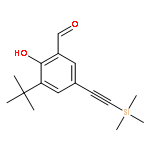 BENZALDEHYDE, 3-(1,1-DIMETHYLETHYL)-2-HYDROXY-5-[(TRIMETHYLSILYL)ETHYNYL]-