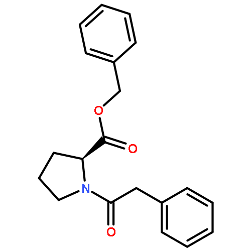 L-Proline, 1-(phenylacetyl)-, phenylmethyl ester