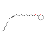 2H-Pyran, 2-(9-heptadecynyloxy)tetrahydro-