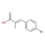 2-Propenoic acid, 3-(4-bromophenyl)-2-methyl-, (E)-