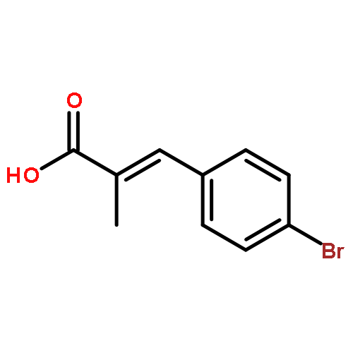 2-Propenoic acid, 3-(4-bromophenyl)-2-methyl-, (E)-