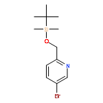 PYRIDINE, 5-BROMO-2-[[[(1,1-DIMETHYLETHYL)DIMETHYLSILYL]OXY]METHYL]-