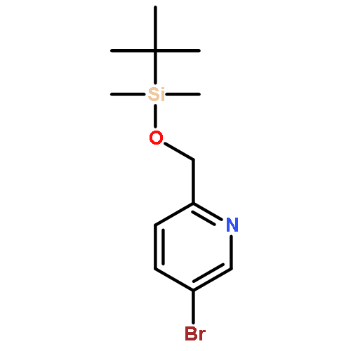 PYRIDINE, 5-BROMO-2-[[[(1,1-DIMETHYLETHYL)DIMETHYLSILYL]OXY]METHYL]-