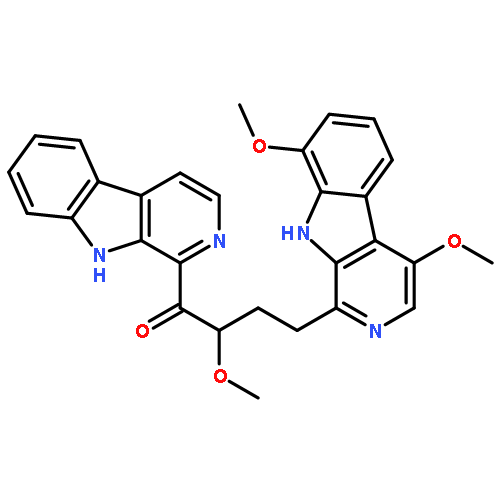 4-(4,8-Dimethoxy-9H-pyrido[3,4-b]indol-1-yl)-2-methoxy-1-(9H-pyrido[3,4-b]indol-1-yl)-1-butanone