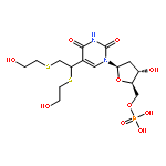 5'-URIDYLIC ACID, 5-[1,2-BIS[(2-HYDROXYETHYL)THIO]ETHYL]-2'-DEOXY-, (R)-