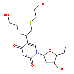 Uridine, 5-[1,2-bis[(2-hydroxyethyl)thio]ethyl]-2'-deoxy-