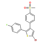 Thiophene,5-bromo-2-(4-fluorophenyl)-3-[4-(methylsulfonyl)phenyl]-