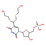 5'-Uridylic acid, 5-[1,2-bis[(2-hydroxyethyl)thio]ethyl]-2'-deoxy-, (S)-