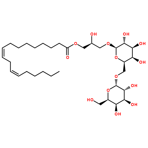 b-D-Galactopyranoside,(2S)-2-hydroxy-3-[[(9Z,12Z)-1-oxo-9,12-octadecadien-1-yl]oxy]propyl 6-O-a-D-galactopyranosyl-