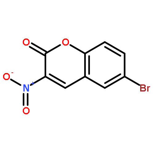 2H-1-Benzopyran-2-one, 6-bromo-3-nitro-