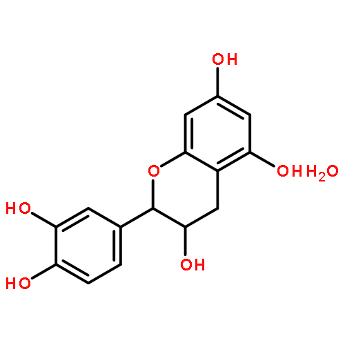 2H-1-Benzopyran-3,5,7-triol,2-(3,4-dihydroxyphenyl)-3,4-dihydro-, hydrate (1:1), (2R,3S)-