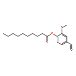 Decanoic acid, 4-formyl-2-methoxyphenyl ester