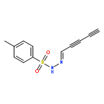 BENZENESULFONIC ACID, 4-METHYL-, (2E)-2,4-PENTADIYNYLIDENEHYDRAZIDE