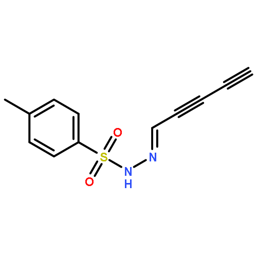 BENZENESULFONIC ACID, 4-METHYL-, (2E)-2,4-PENTADIYNYLIDENEHYDRAZIDE