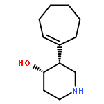 4-Piperidinol, 3-(1-cyclohepten-1-yl)-, (3R,4S)-rel-