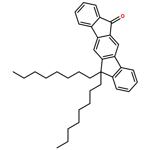 Indeno[1,2-b]fluoren-6(12H)-one, 12,12-dioctyl-