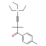 3-Butyn-1-one, 2,2-dimethyl-1-(4-methylphenyl)-4-(triethylsilyl)-