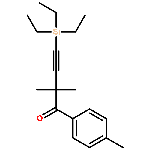 3-Butyn-1-one, 2,2-dimethyl-1-(4-methylphenyl)-4-(triethylsilyl)-