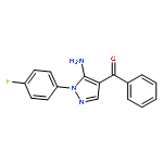 METHANONE, [5-AMINO-1-(4-FLUOROPHENYL)-1H-PYRAZOL-4-YL]PHENYL-