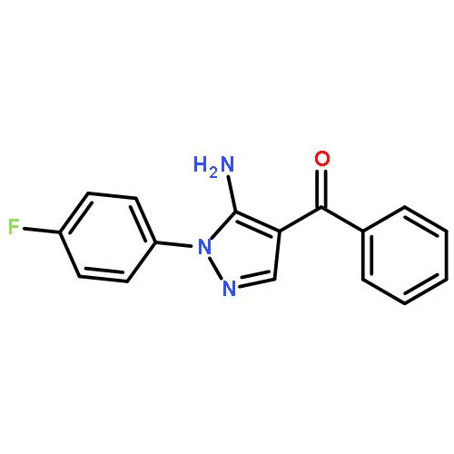 METHANONE, [5-AMINO-1-(4-FLUOROPHENYL)-1H-PYRAZOL-4-YL]PHENYL-