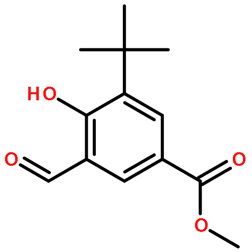 BENZOIC ACID, 3-(1,1-DIMETHYLETHYL)-5-FORMYL-4-HYDROXY-, METHYL ESTER