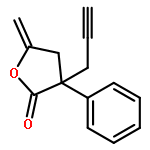 2(3H)-Furanone, dihydro-5-methylene-3-phenyl-3-(2-propynyl)-