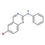 2-QUINAZOLINAMINE, 6-BROMO-N-PHENYL-