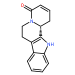 Indolo[2,3-a]quinolizin-4(1H)-one, 6,7,12,12b-tetrahydro-, (12bR)-