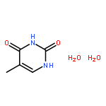 2,4(1H,3H)-Pyrimidinedione, 5-methyl-, dihydrate