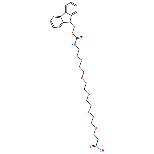 1-(9H-Fluoren-9-yl)-3-oxo-2,7,10,13,16,19-hexaoxa-4-azadocosan-22-oic acid