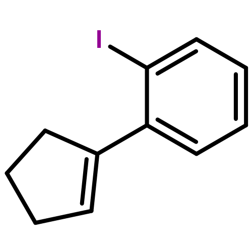 Benzene, 1-(1-cyclopenten-1-yl)-2-iodo-