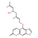 (E)-4-((5-Hydroxy-3,7-dimethylocta-2,6-dien-1-yl)oxy)-7H-furo[3,2-g]chromen-7-one